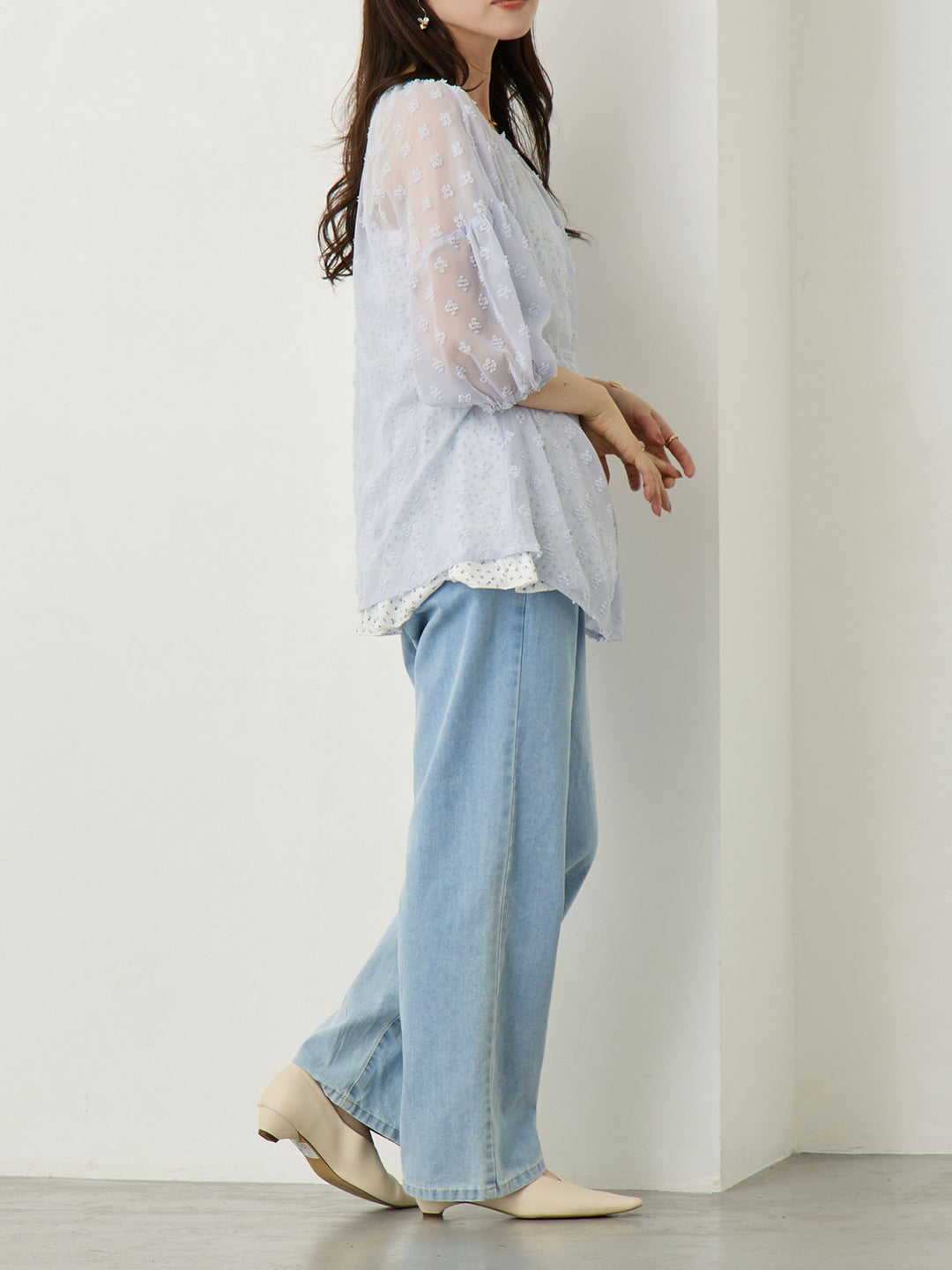 シアーチュニック Blue