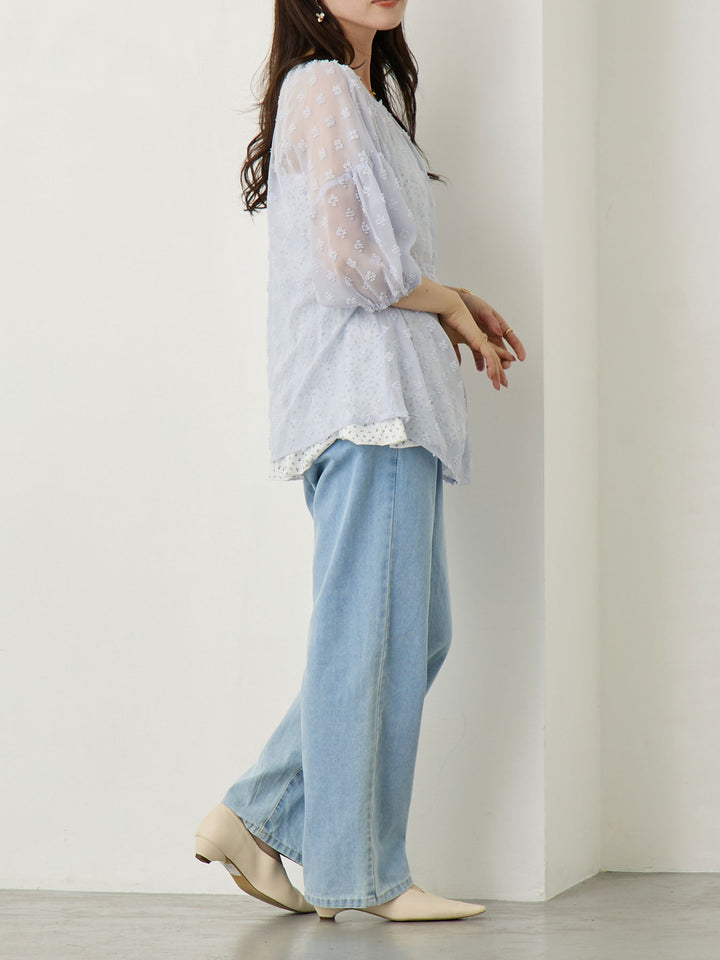 シアーチュニック Blue