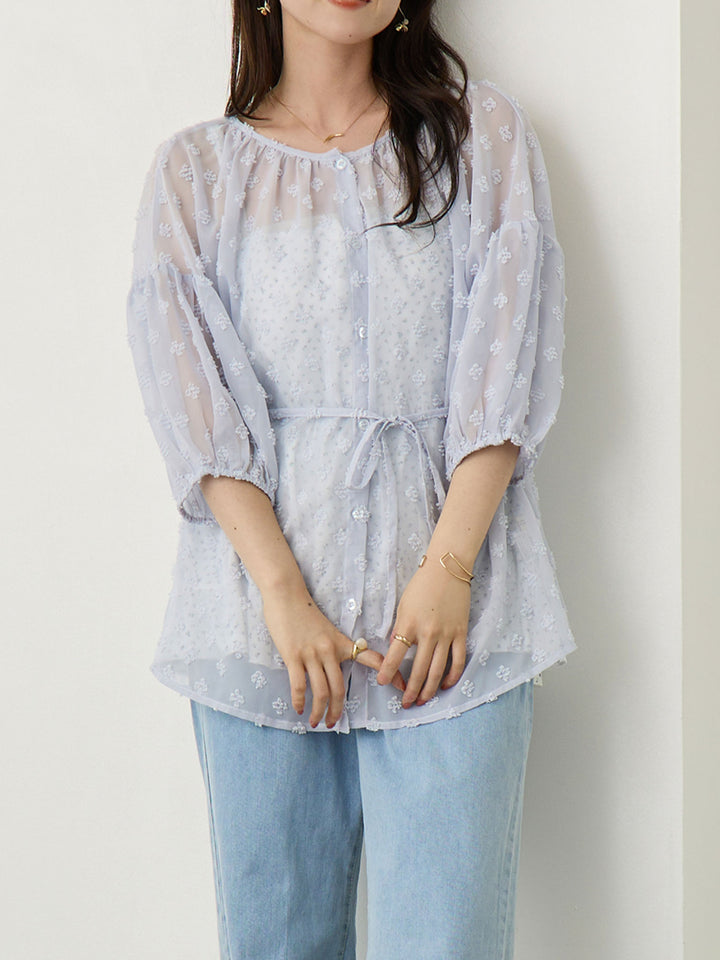 シアーチュニック Blue