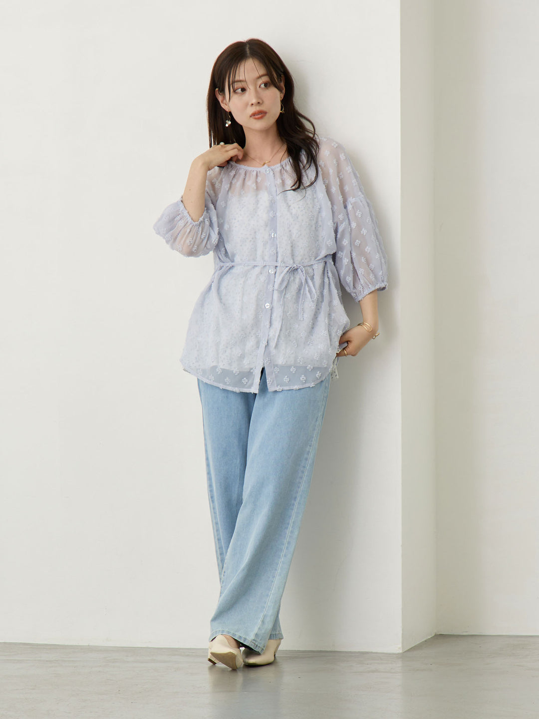 シアーチュニック Blue