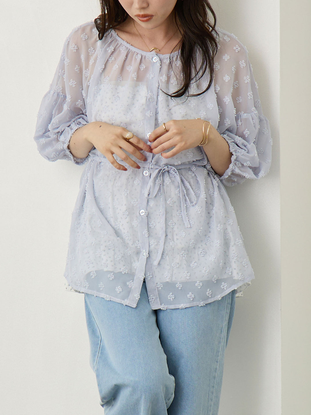 シアーチュニック Blue