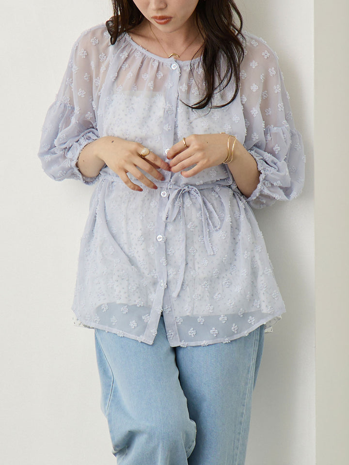 シアーチュニック Blue