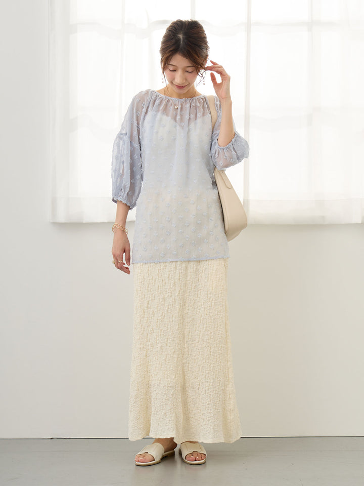 シアーチュニック Blue