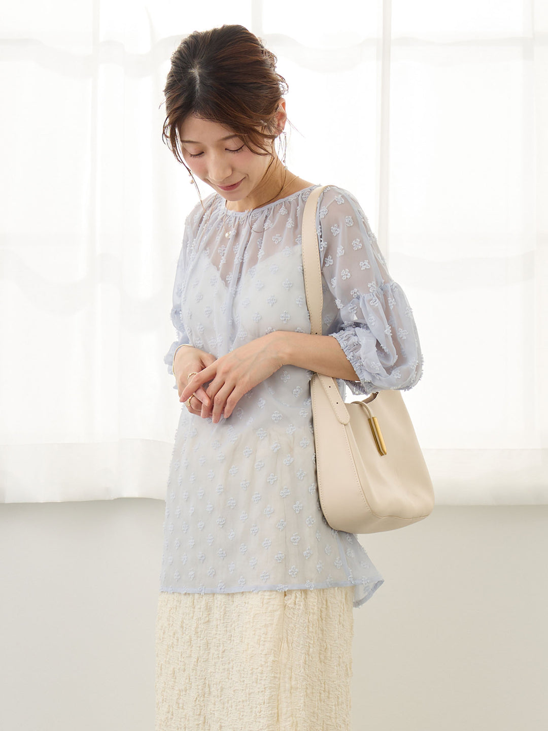 シアーチュニック Blue