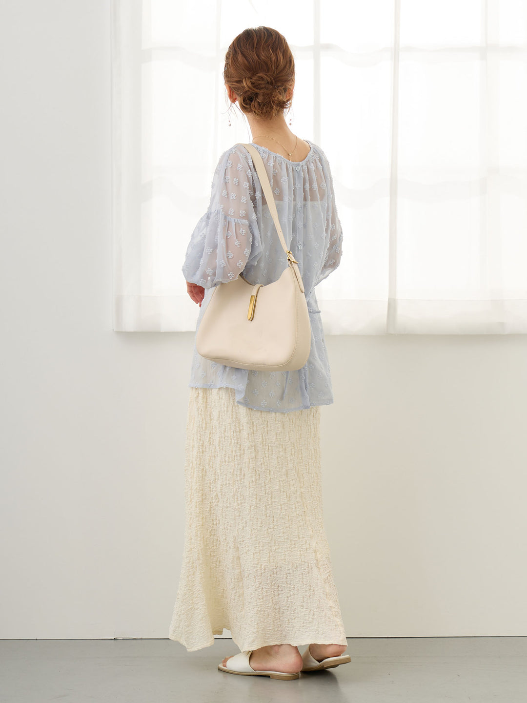ストレッチマーメイドスカート Ivory