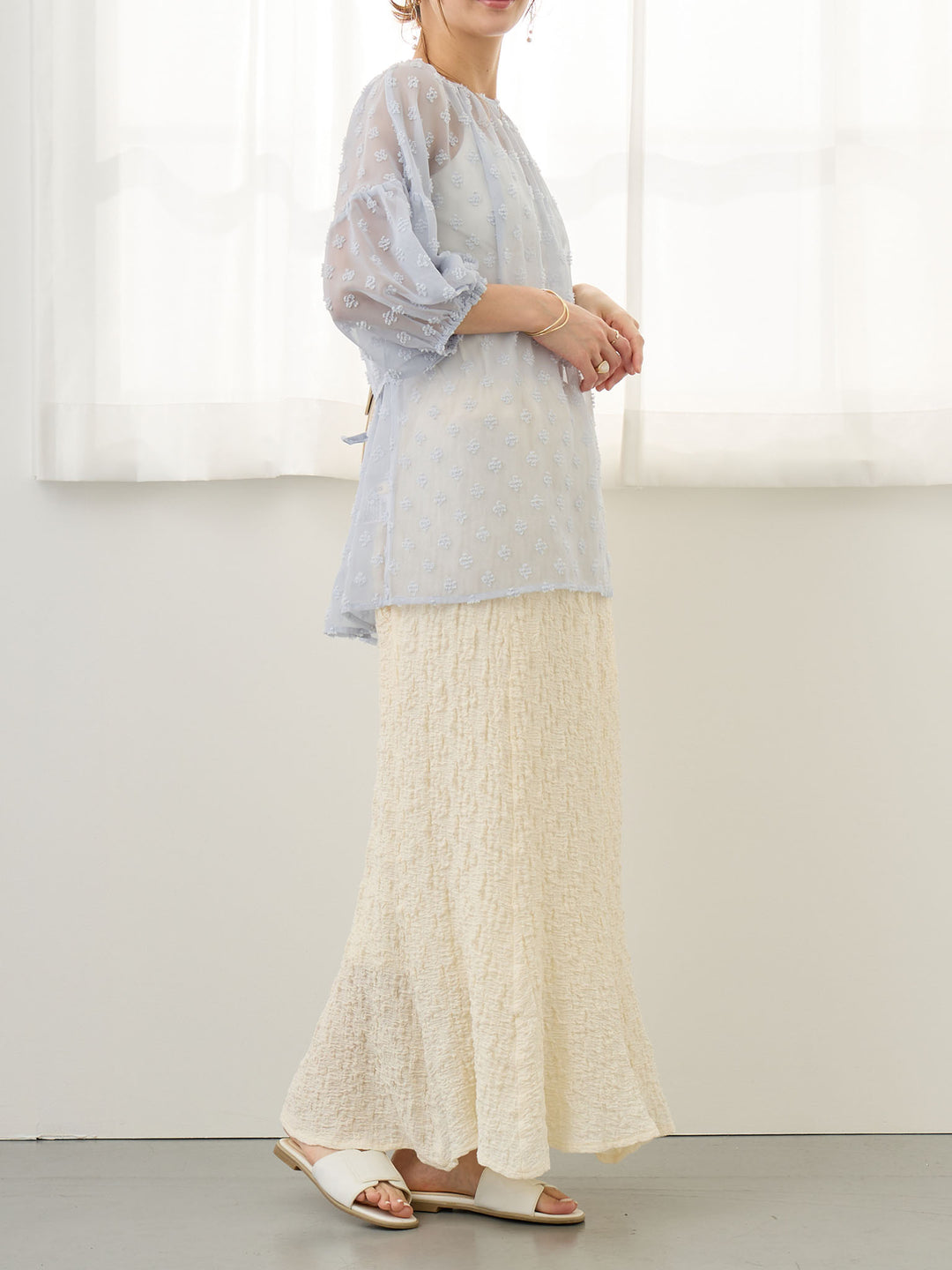 シアーチュニック Blue