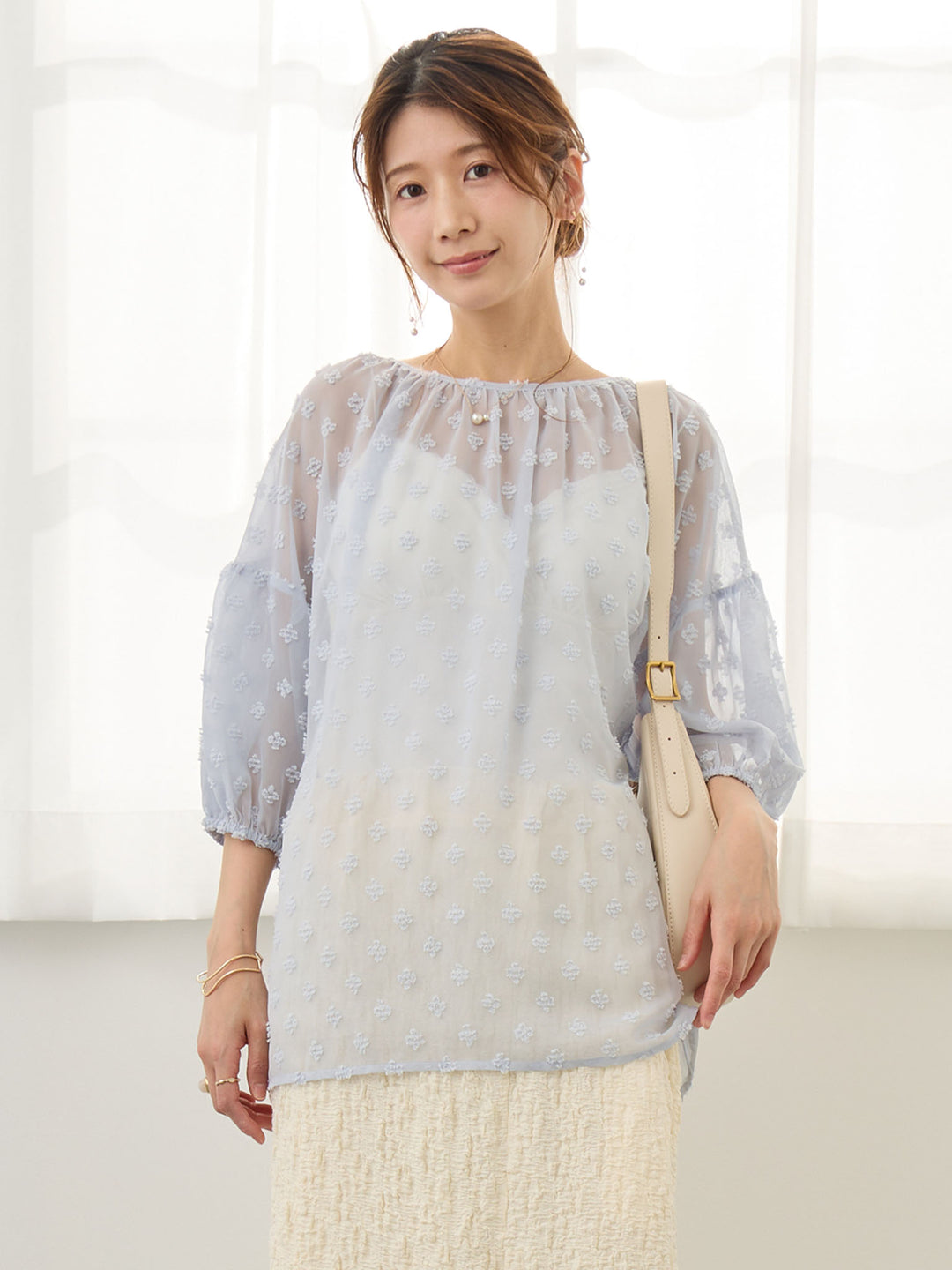 シアーチュニック Blue