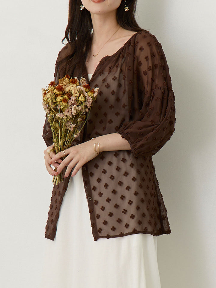 シアーチュニック Brown
