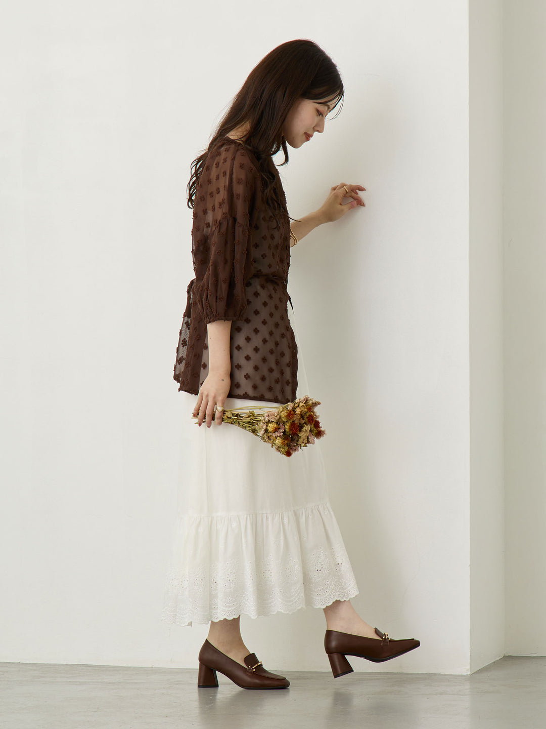 シアーチュニック Brown