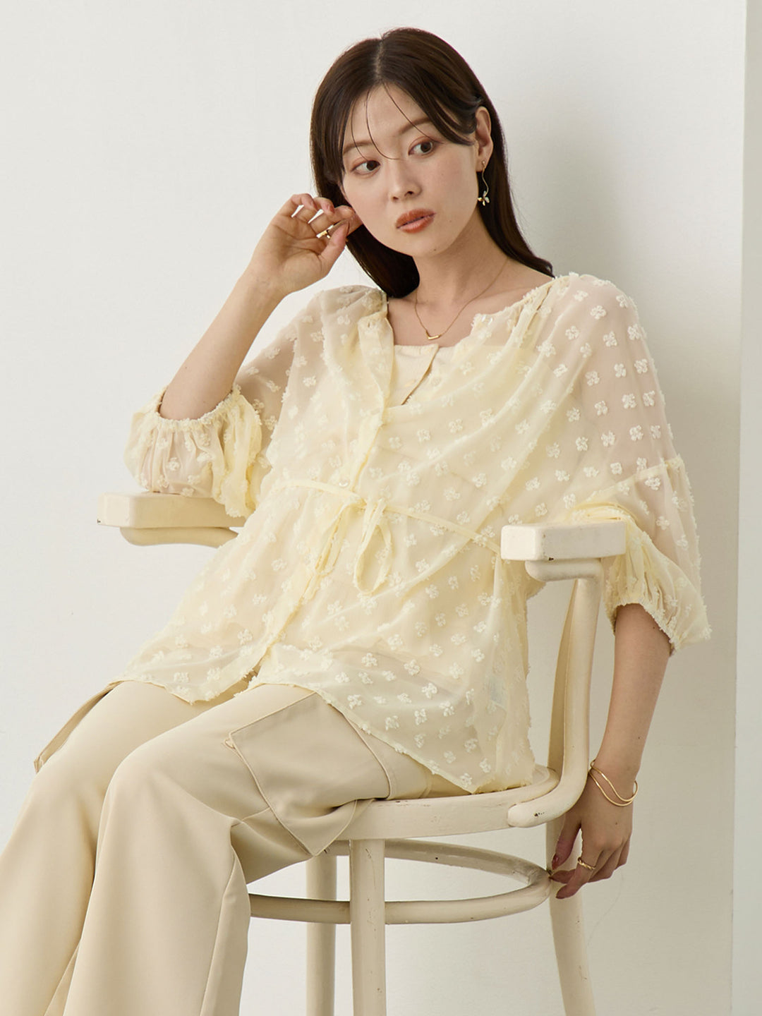シアーチュニック Ivory