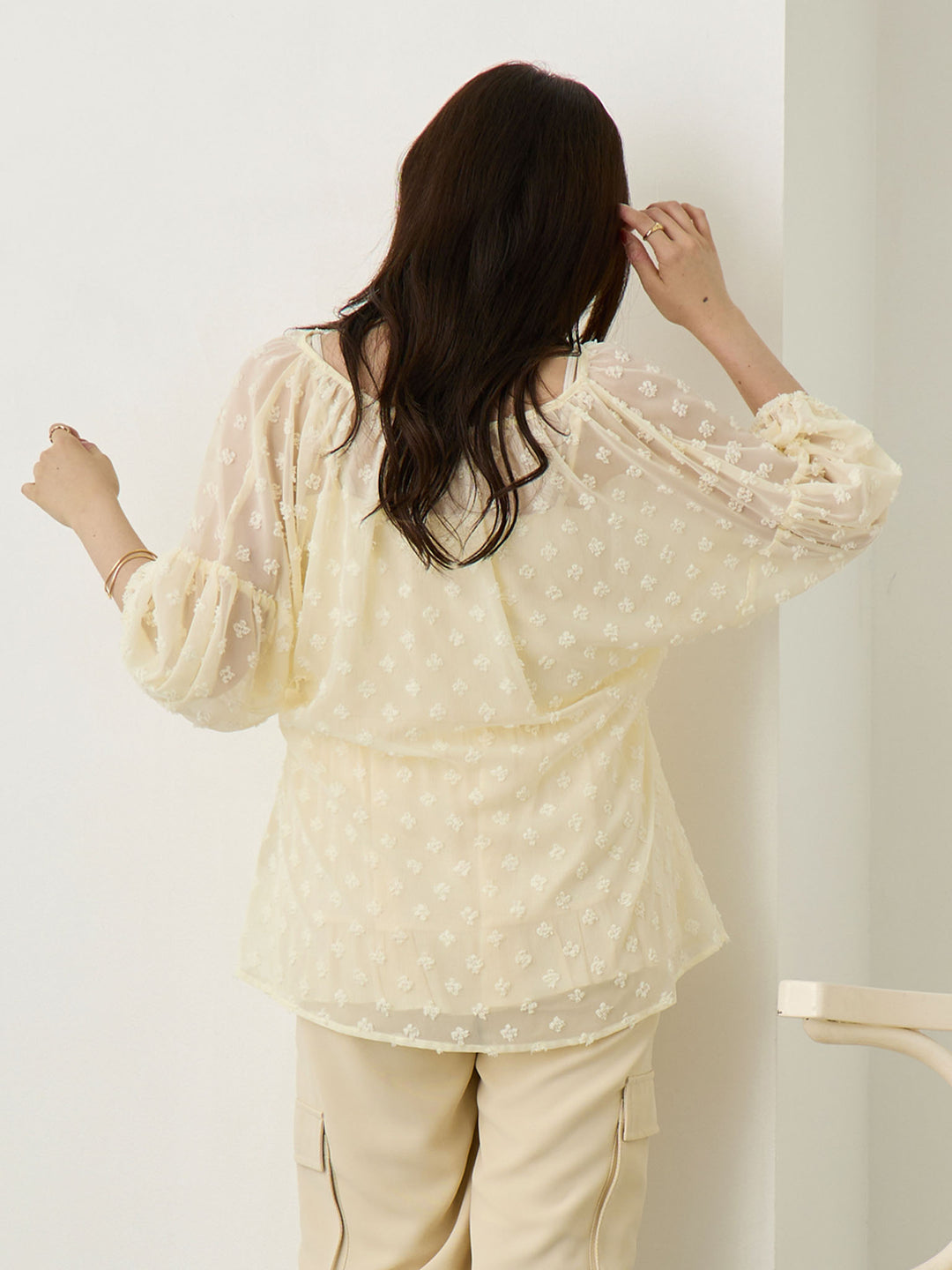 シアーチュニック Ivory