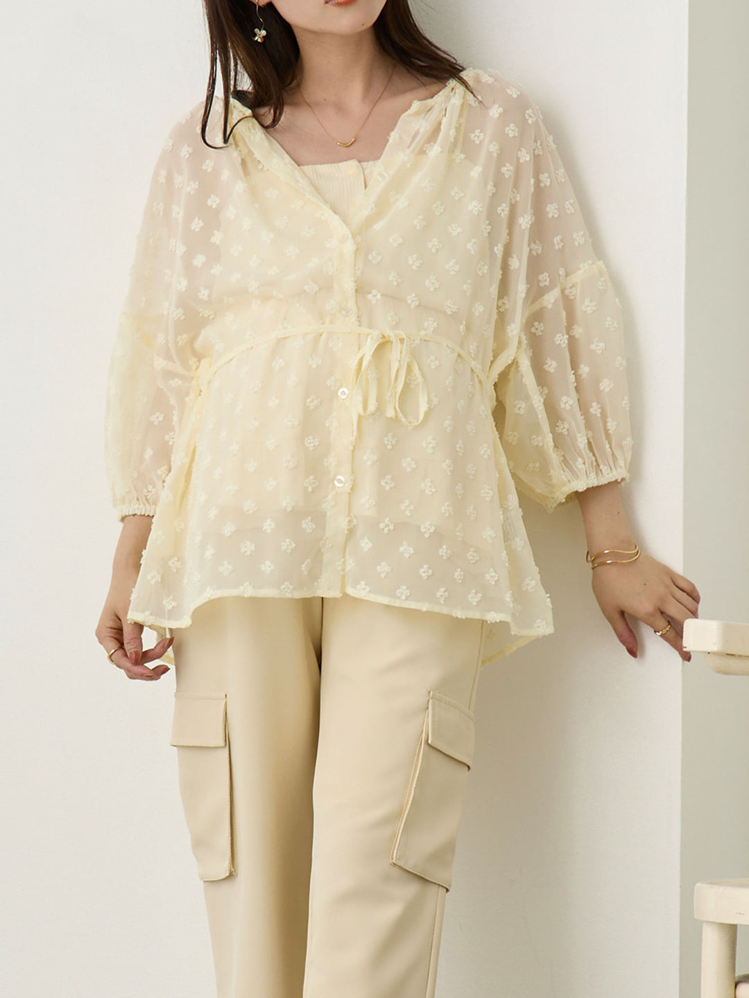 シアーチュニック Ivory