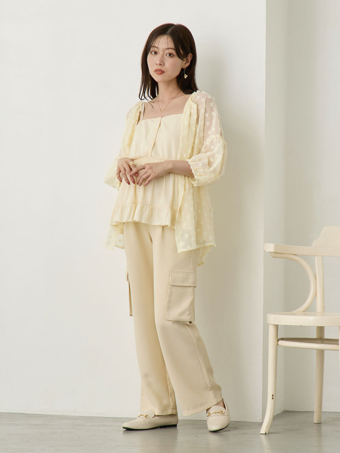 シアーチュニック Ivory