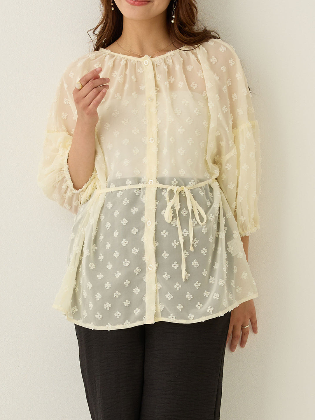 シアーチュニック Ivory