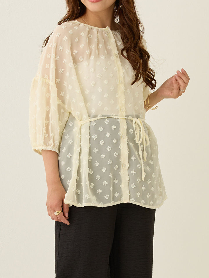 シアーチュニック Ivory