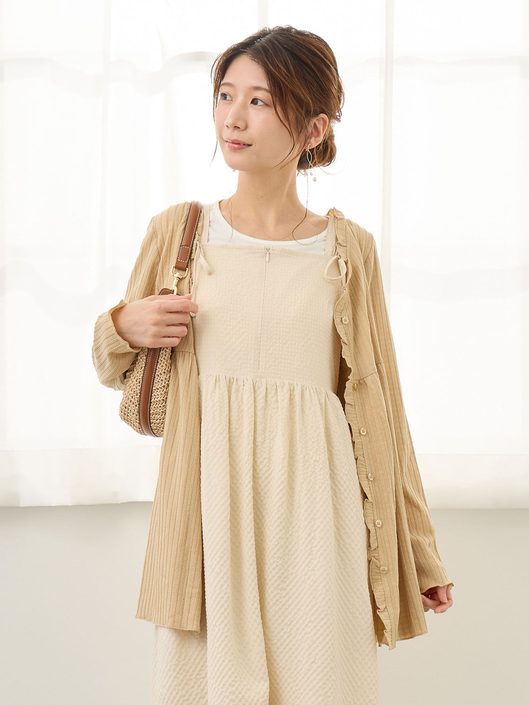 2wayカーディガン Beige
