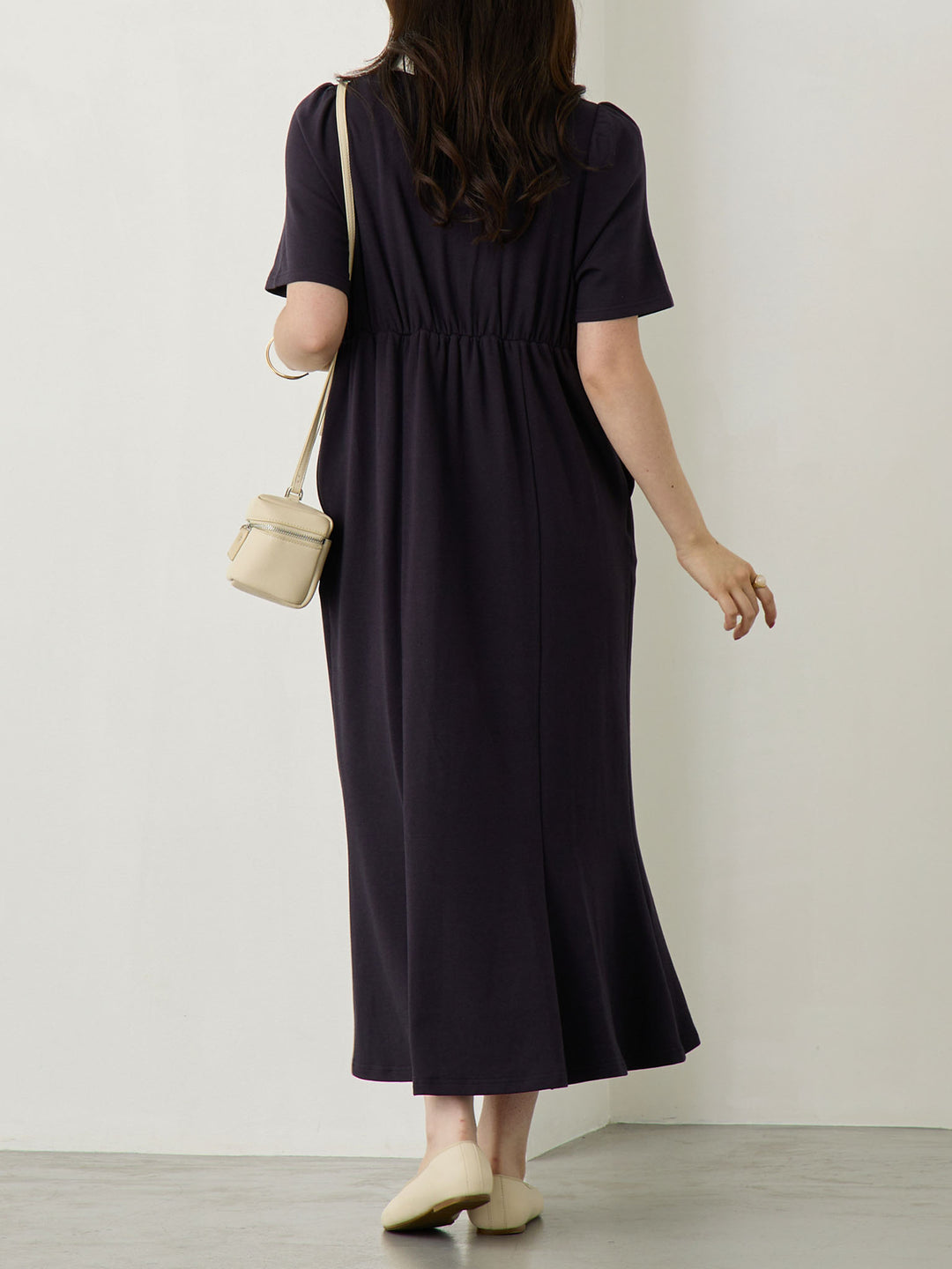 レースポロマーメイドワンピース Navy