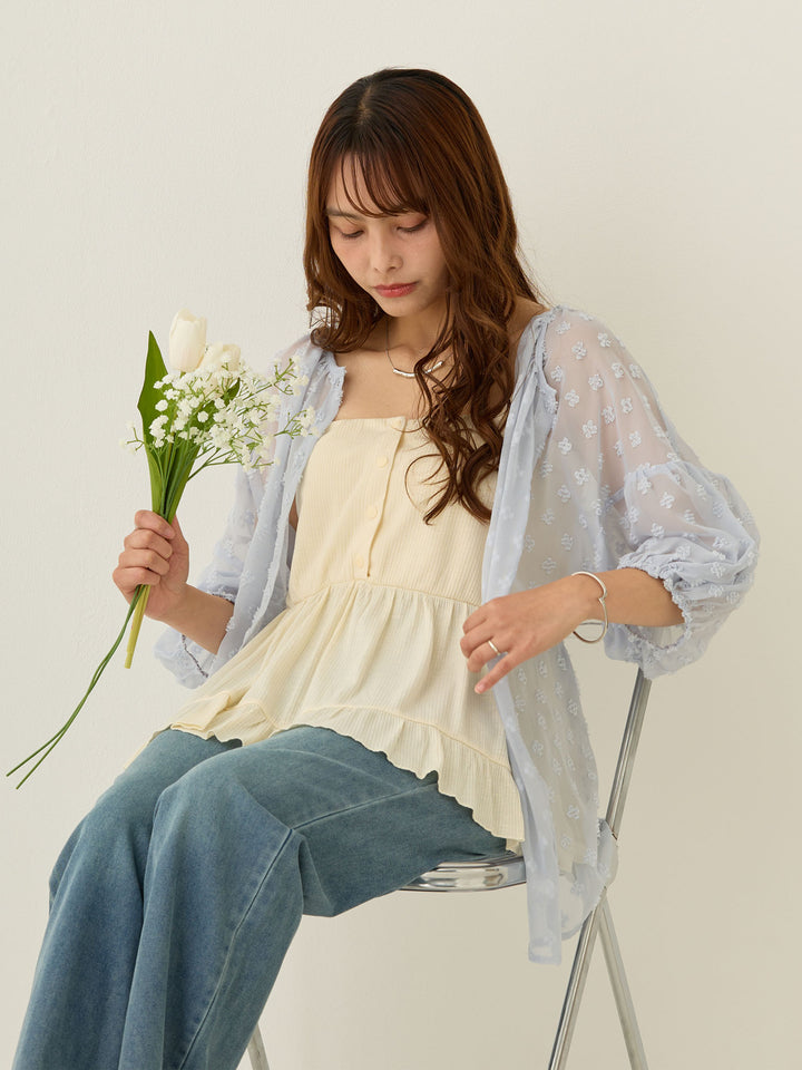 シアーチュニック Blue