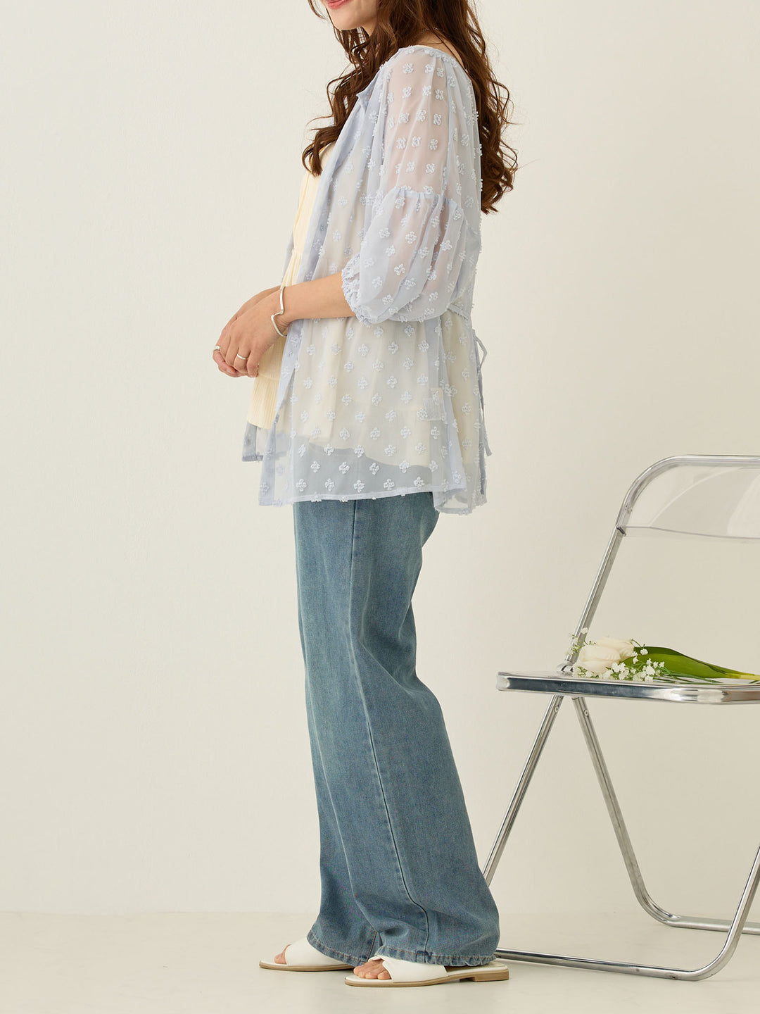 シアーチュニック Blue