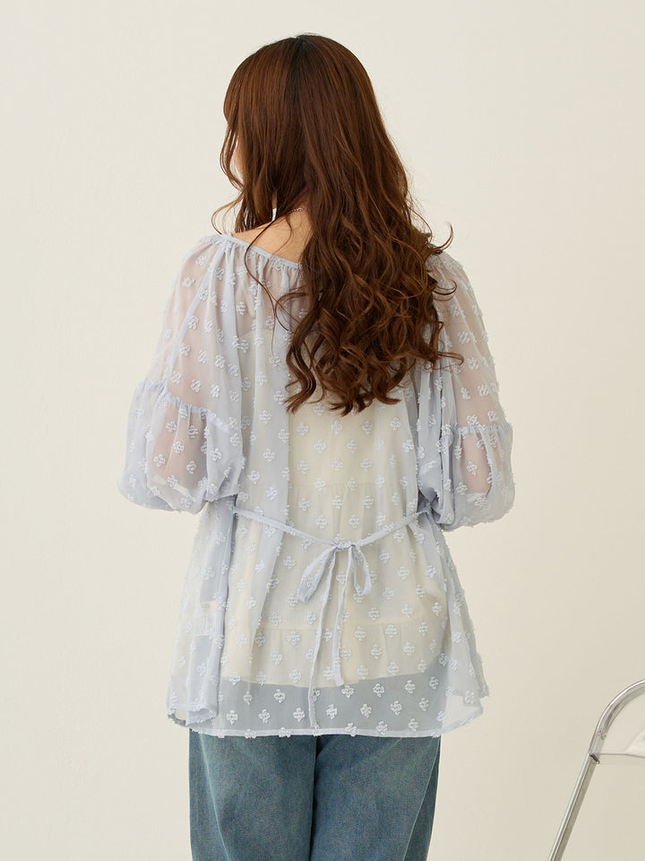 シアーチュニック Blue