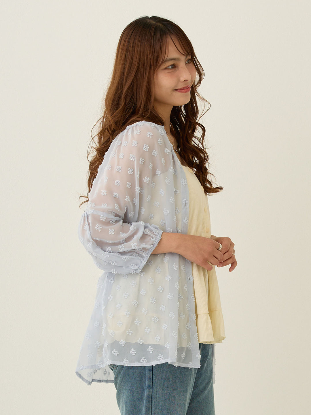 シアーチュニック Blue