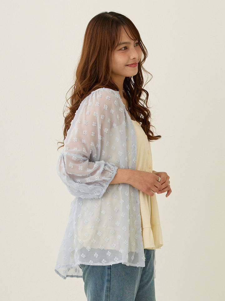 シアーチュニック Blue