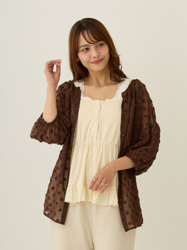シアーチュニック Brown
