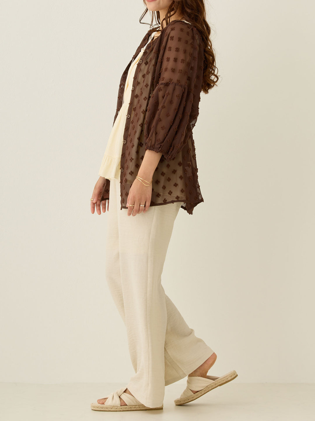 シアーチュニック Brown