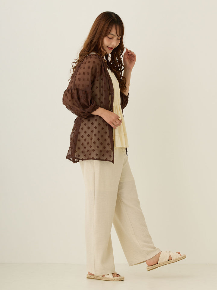 シアーチュニック Brown