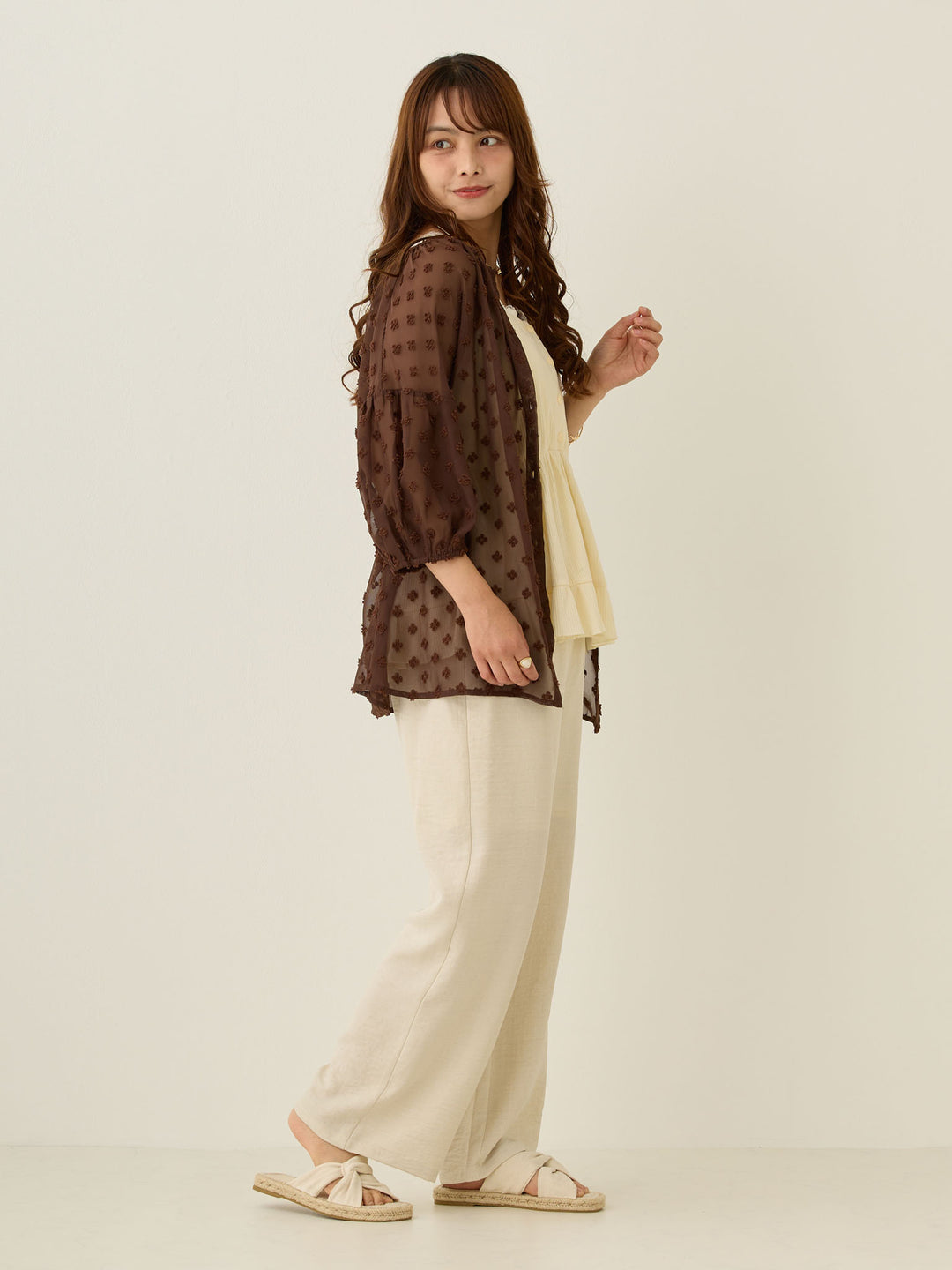シアーチュニック Brown