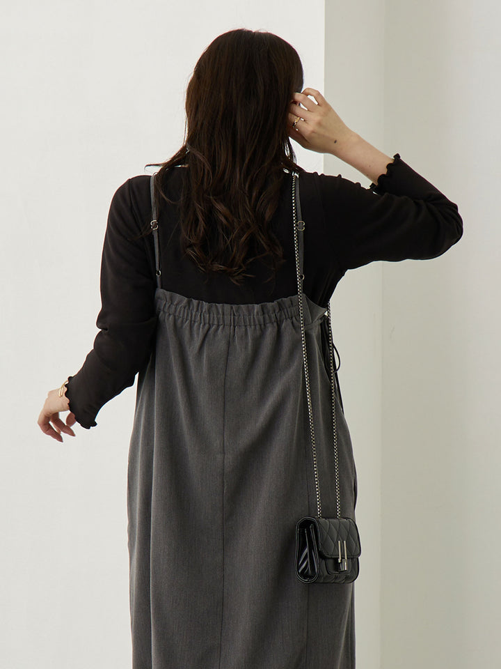 シンプル授乳トップス Black