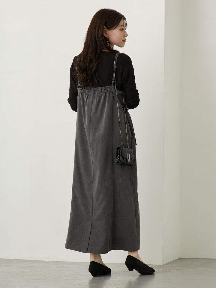 シンプル授乳トップス Black