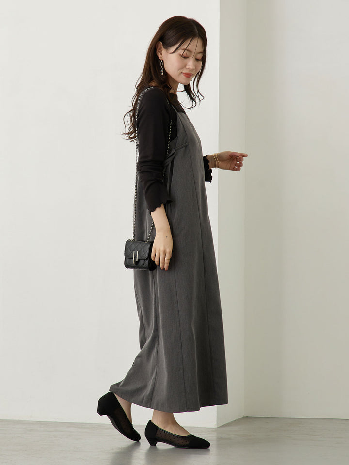 シンプル授乳トップス Black