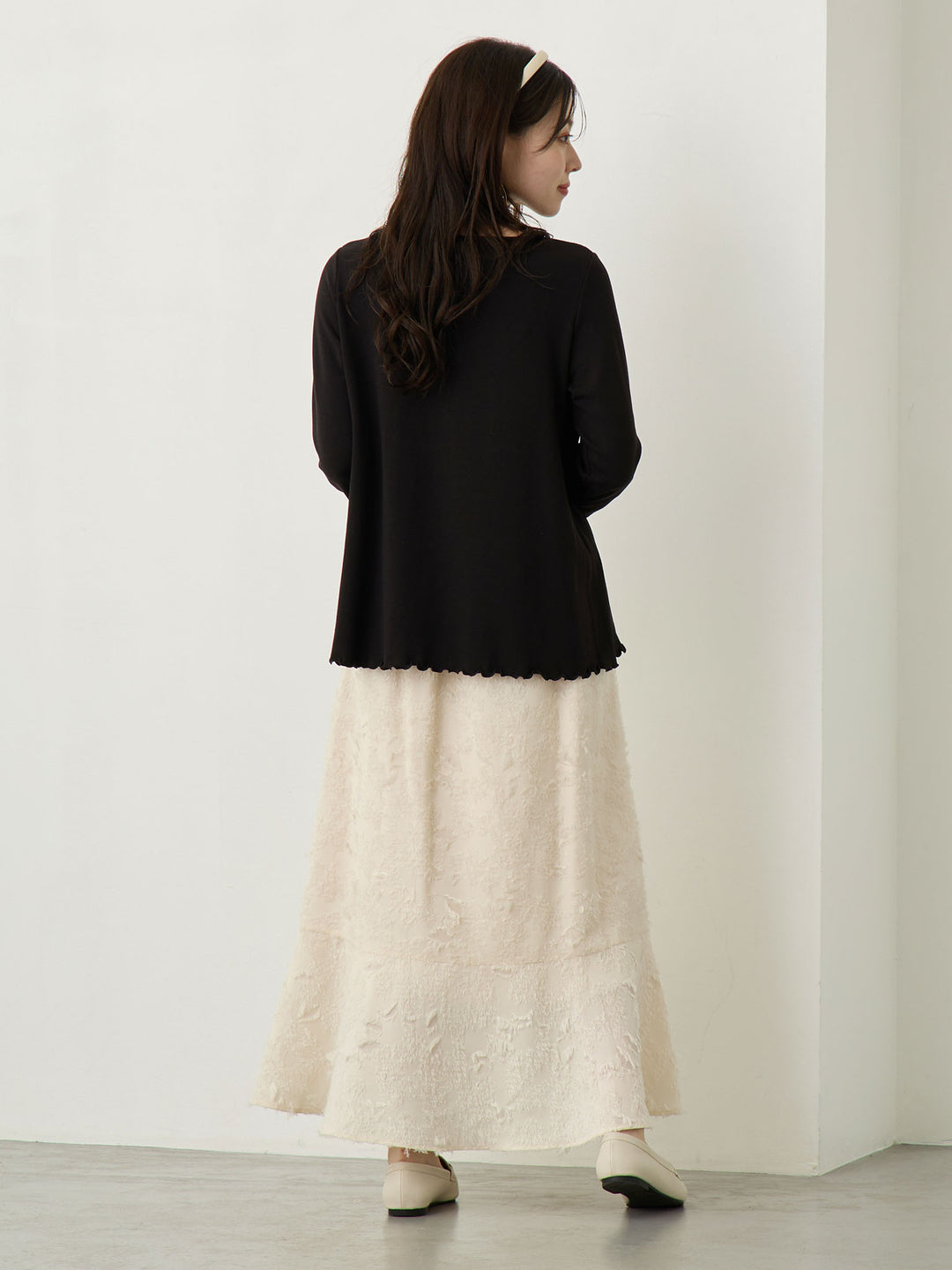 Fringe Mermaid Skirt - Ivory