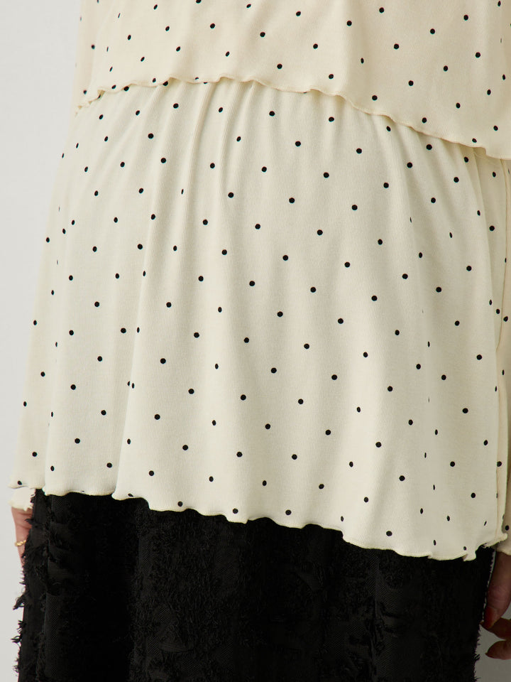 シンプル授乳トップス Dot