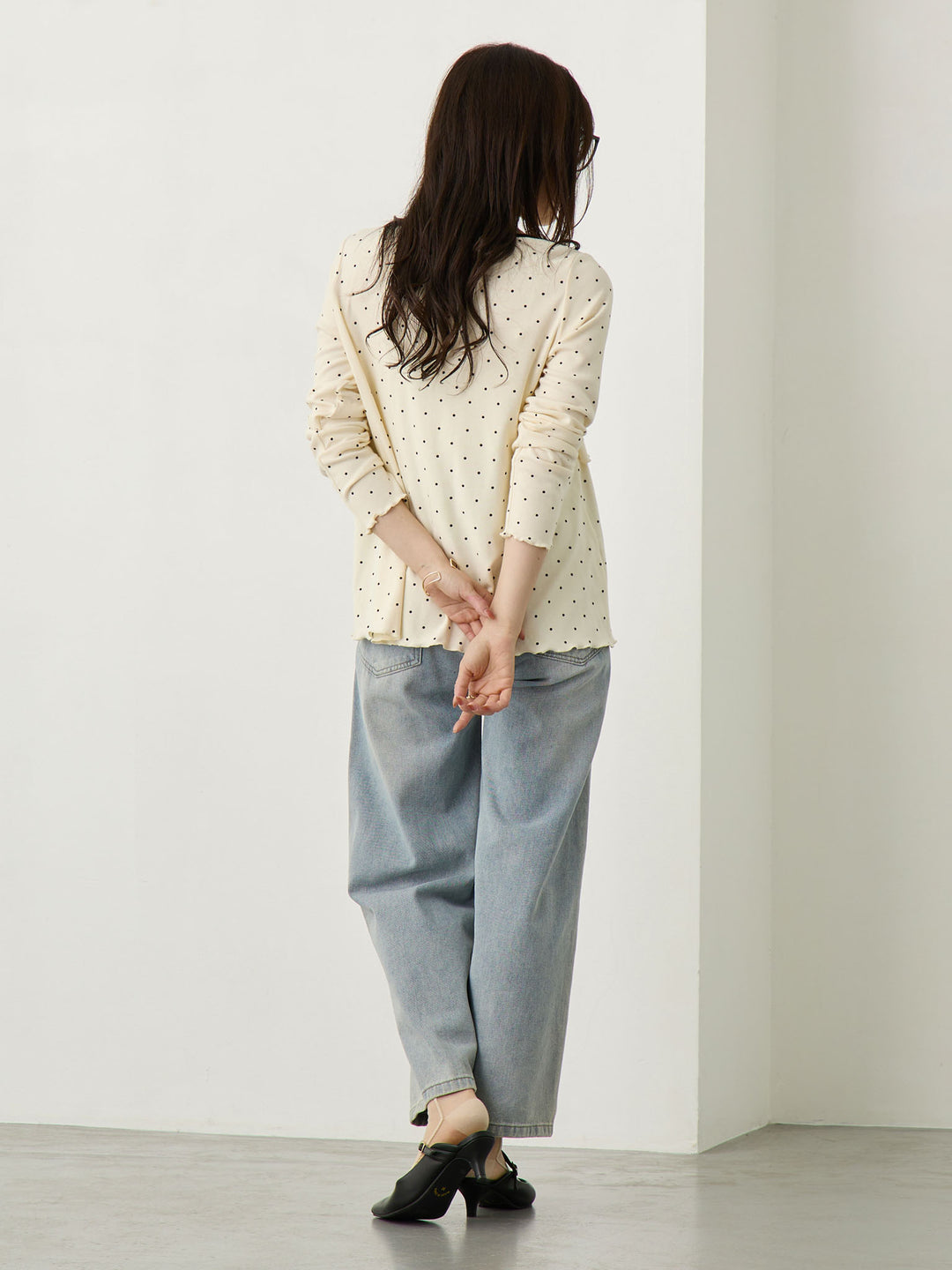 シンプル授乳トップス Dot