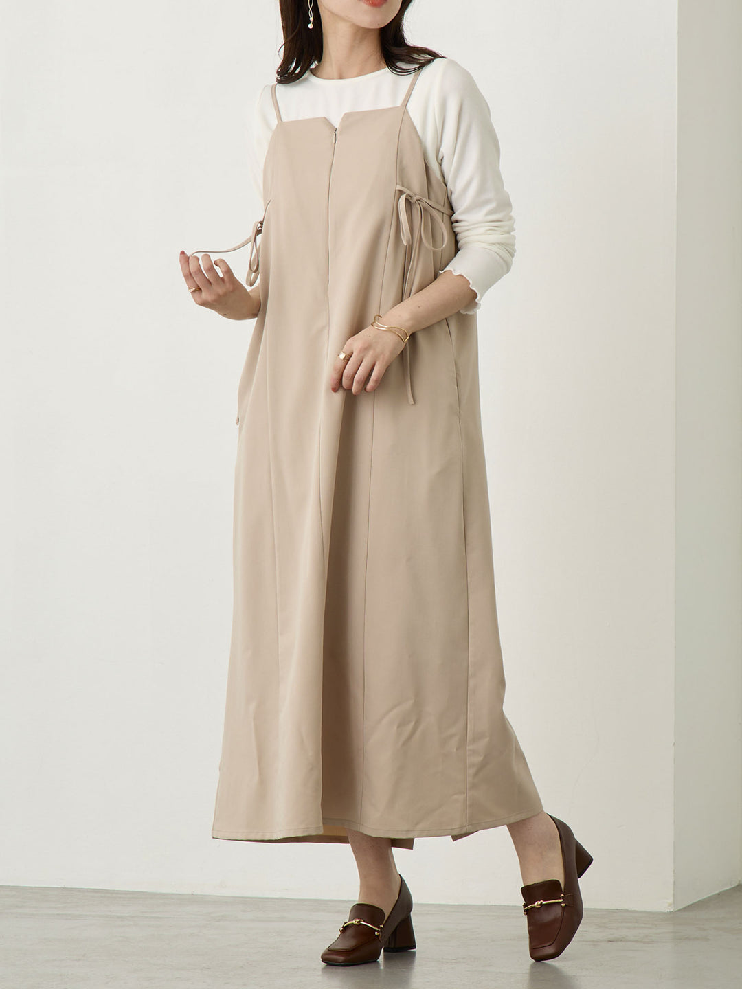 シンプル授乳トップス Ivory