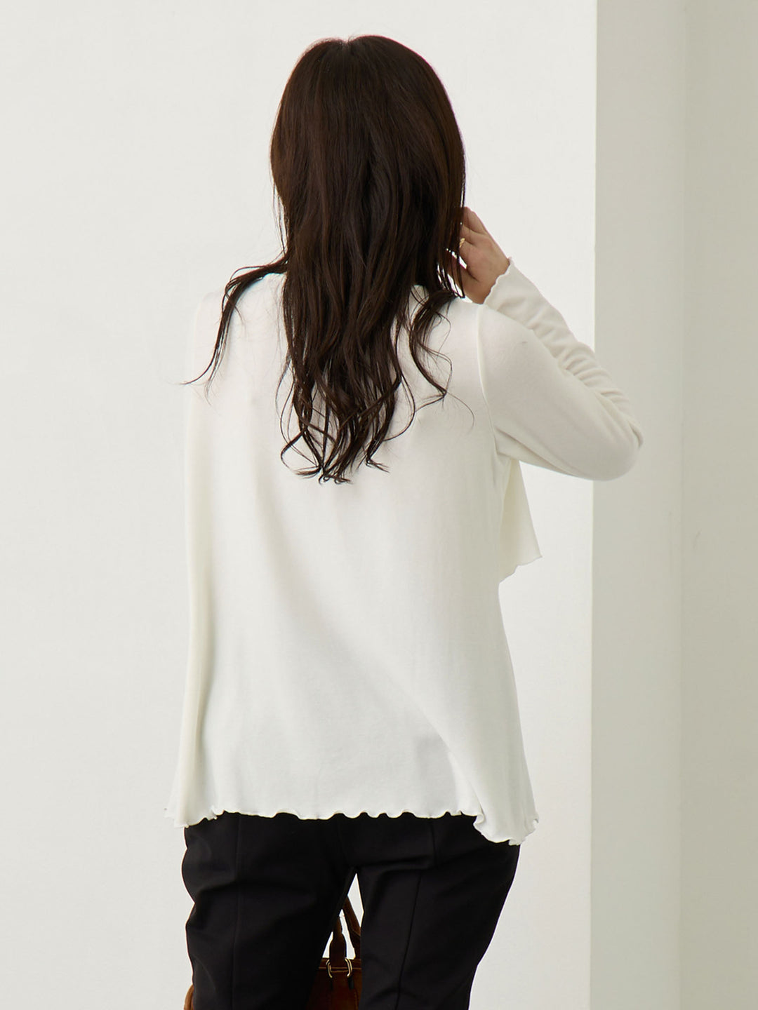 シンプル授乳トップス Ivory