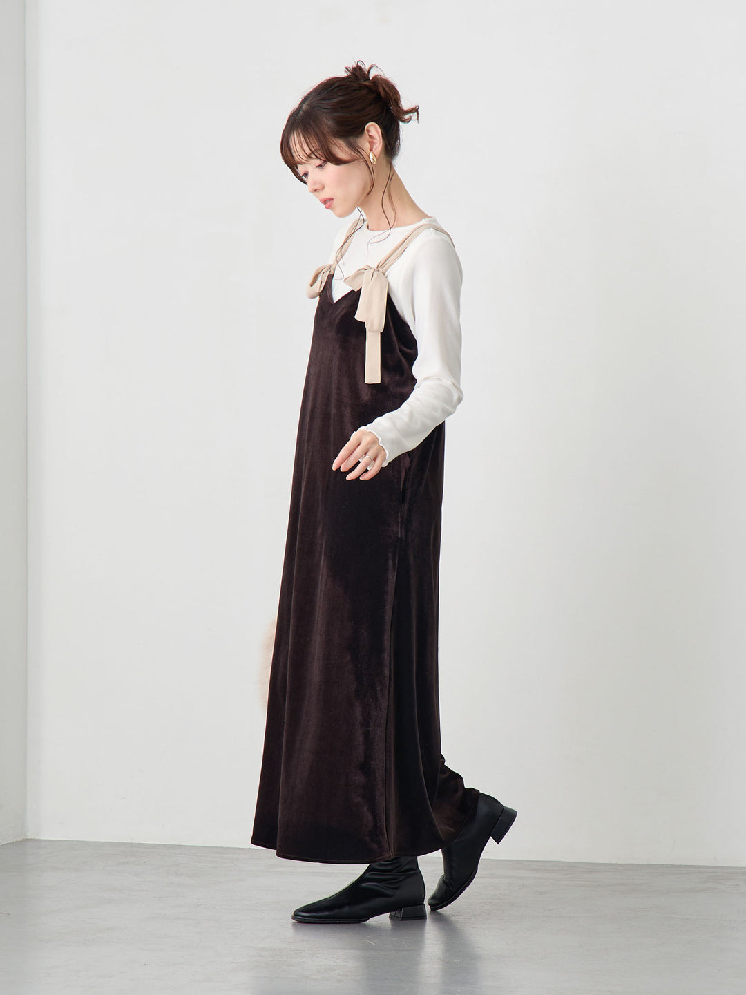 シンプル授乳トップス Ivory