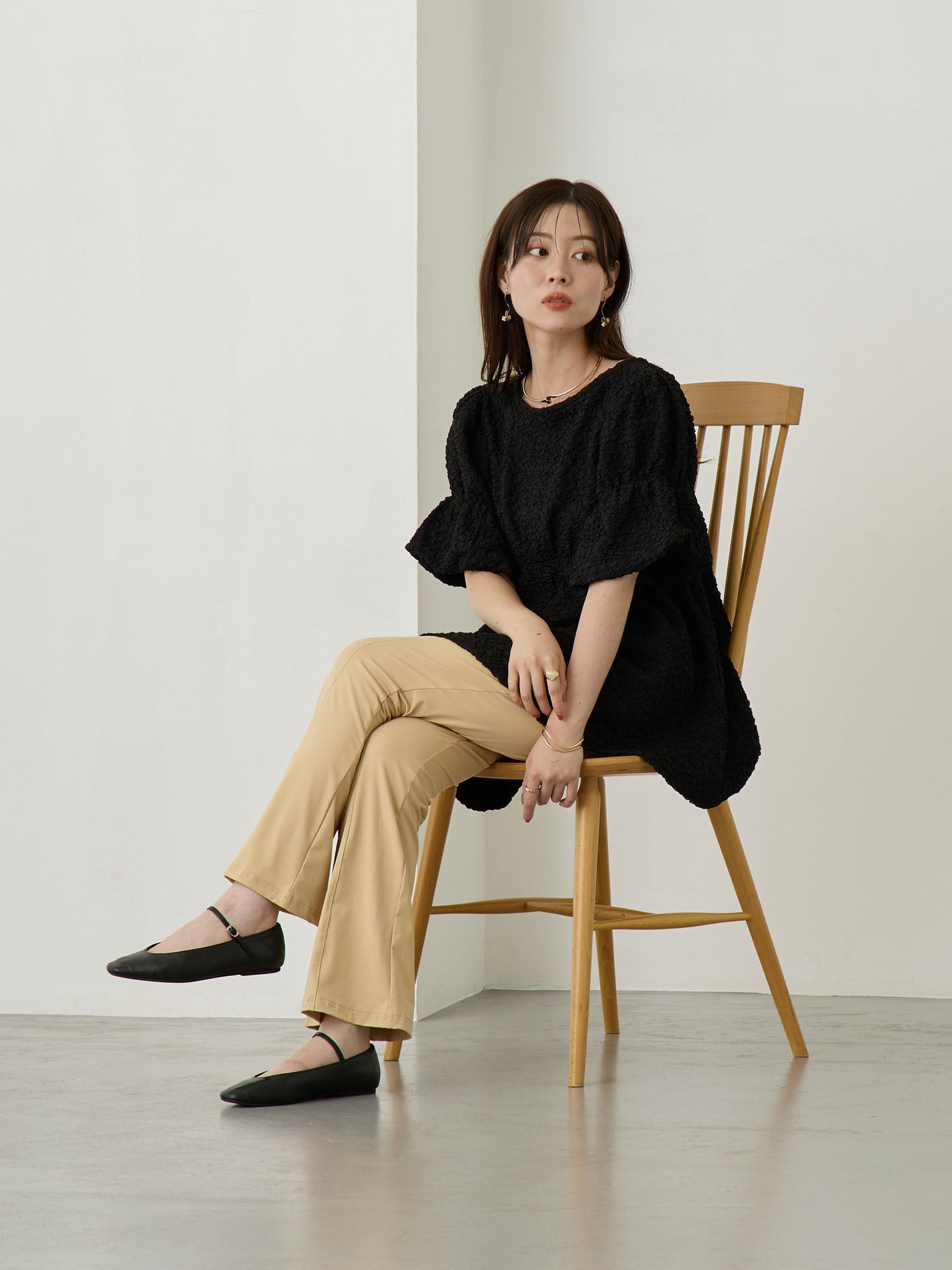 ひんやりフレアパンツ Beige – honono for mom&baby