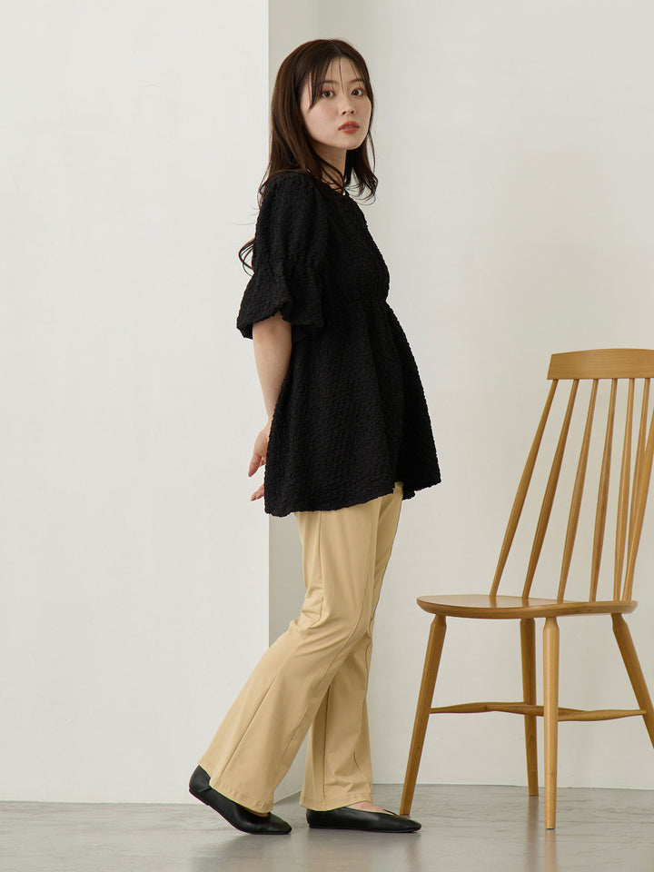 ひんやりフレアパンツ Beige