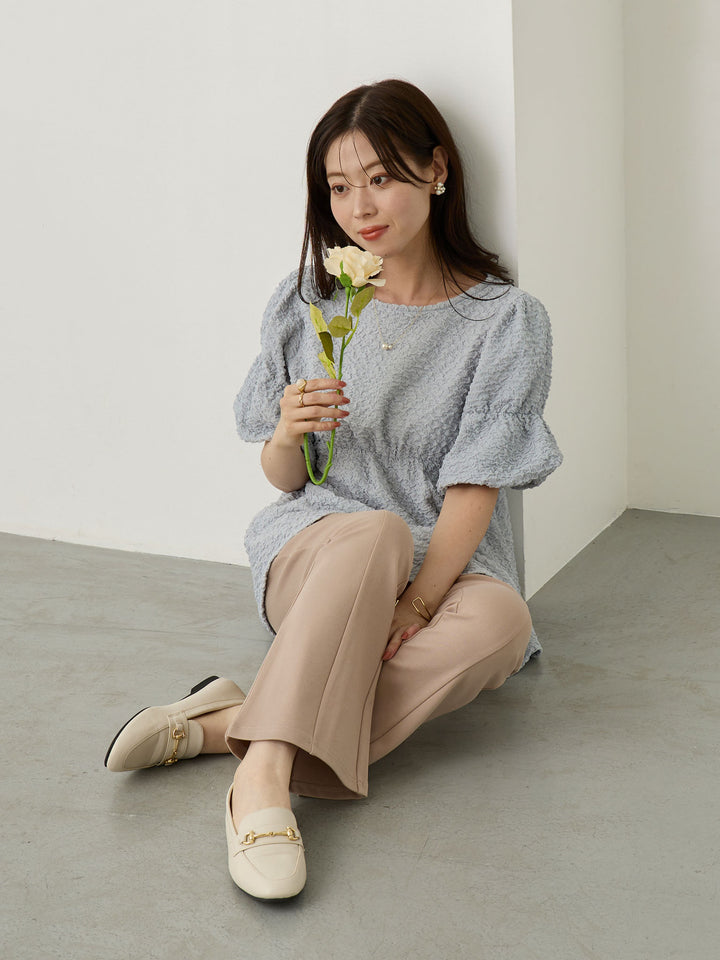 ポンチフレアパンツ Beige