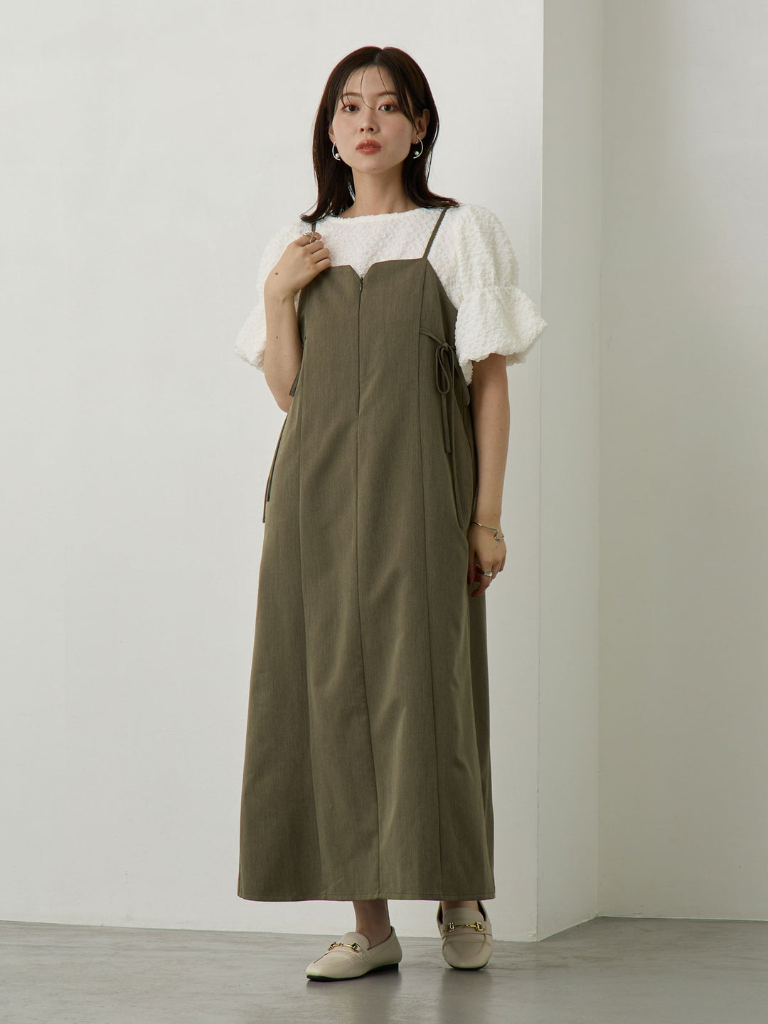 ホイップ2wayトップス White
