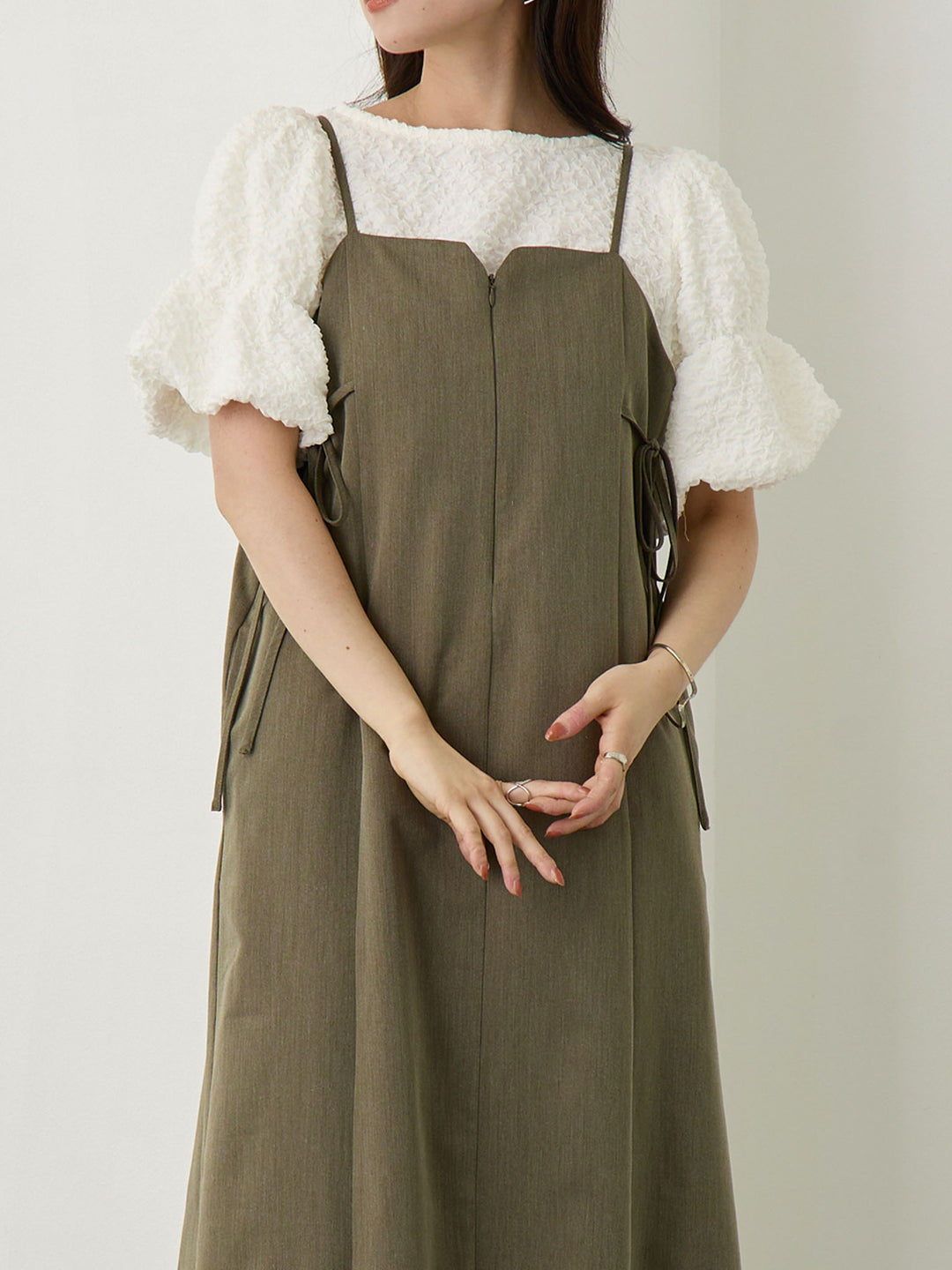 ホイップ2wayトップス White