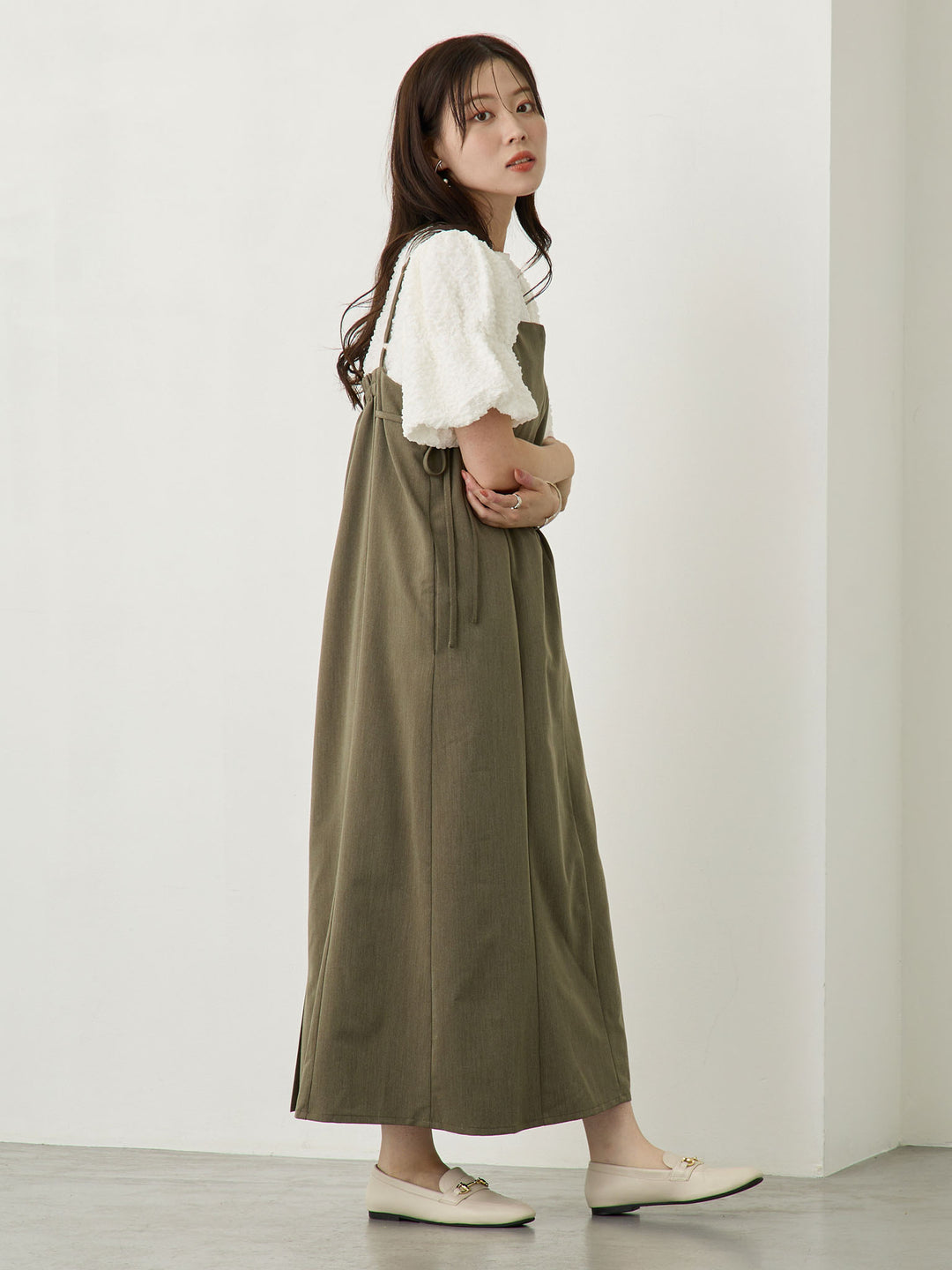 ホイップ2wayトップス White