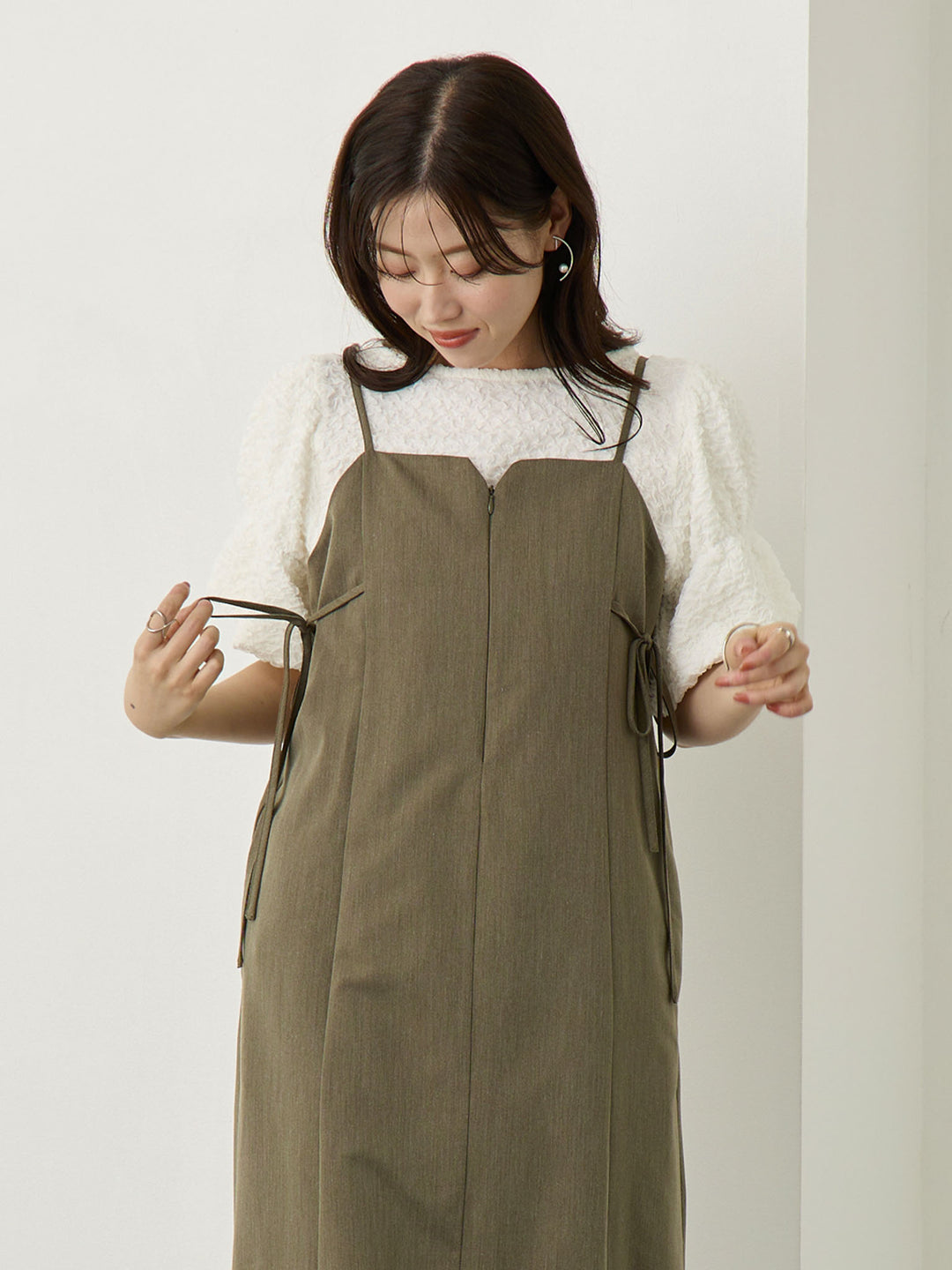 ホイップ2wayトップス White