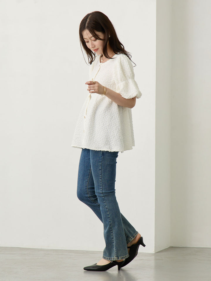 ホイップ2wayトップス White