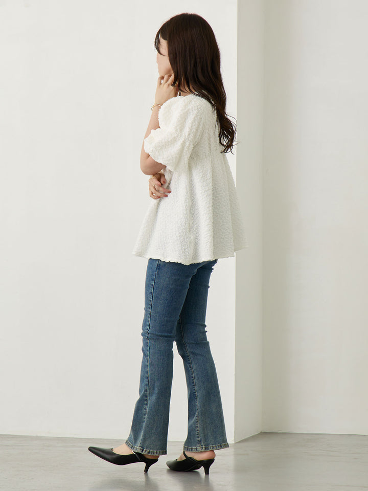 ホイップ2wayトップス White