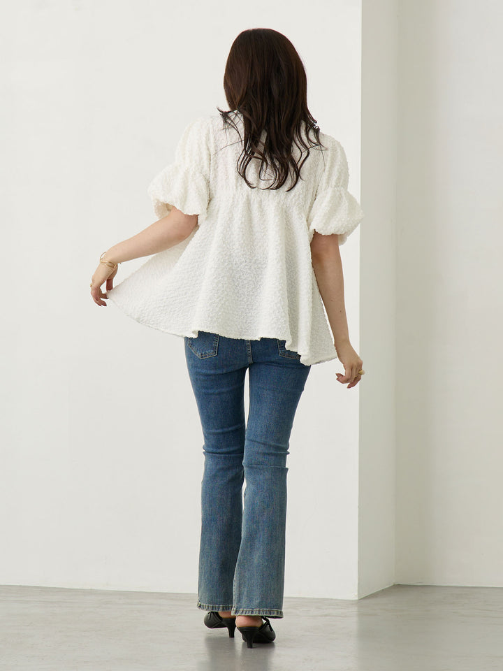 ホイップ2wayトップス White