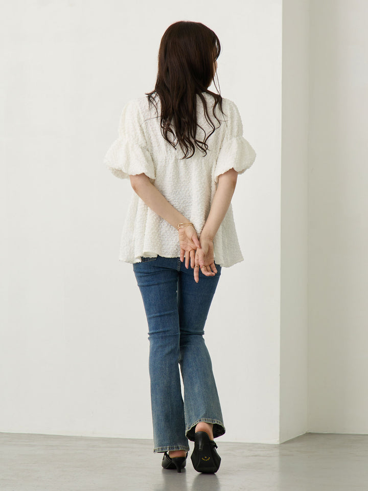 Maternity Flare Denim Blue